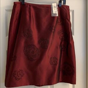 NWT Ann Taylor Skirt 100% Silk
